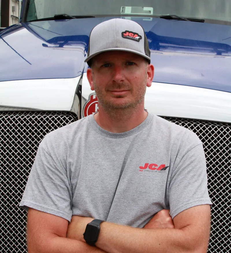 Chad Greeson, owner of JCA Transport of America