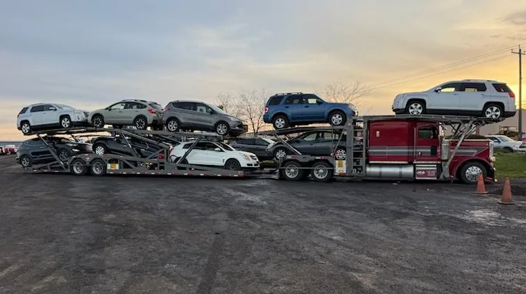 JCA auto hauler — Bulk Dealership Relocation