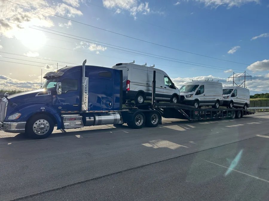 JCA auto hauler — Cargo Van Relocation