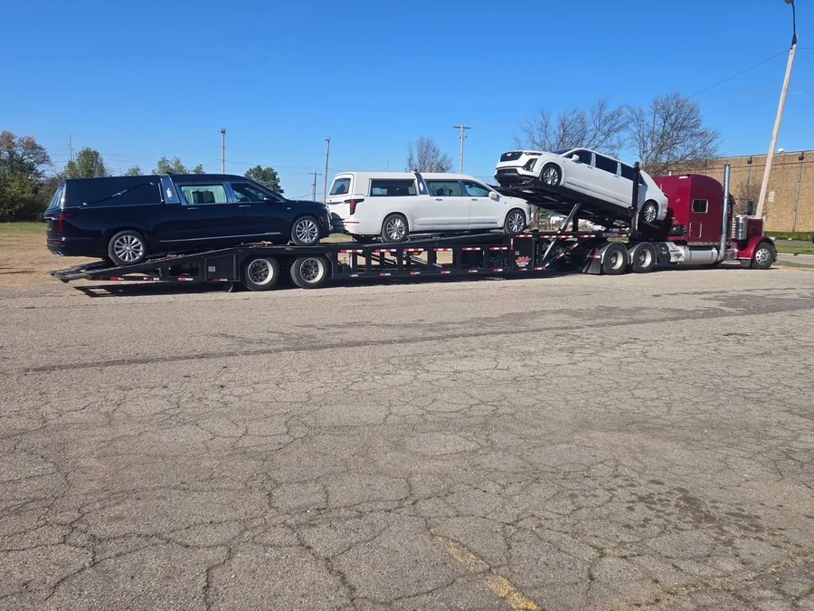 JCA auto hauler — Limo/Hearse Relocation